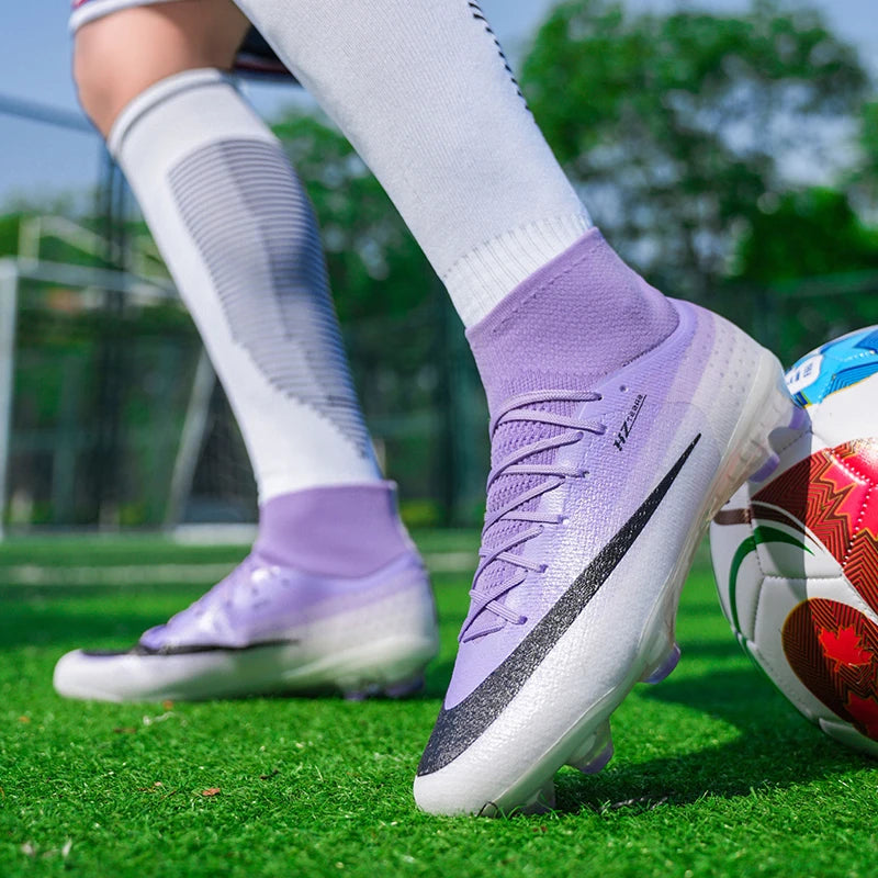 New Men Soccer Shoes Hot Sale Football Boots Women Unisex High-quality Futsal Professional TF/FG Sneakers Cleats Ultralight