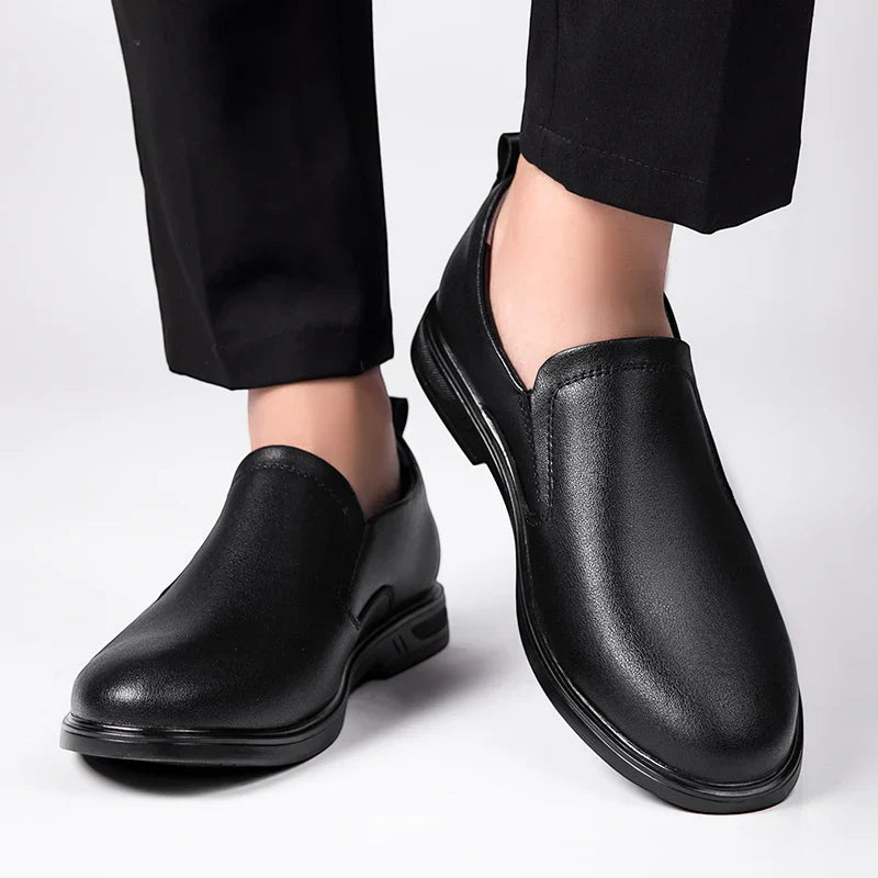 Italian Man Casual Leather Shoes Classic Summer Flat Designer Outdoor Walking Loafers Antiskid Driving Minimalist Shoes for Men