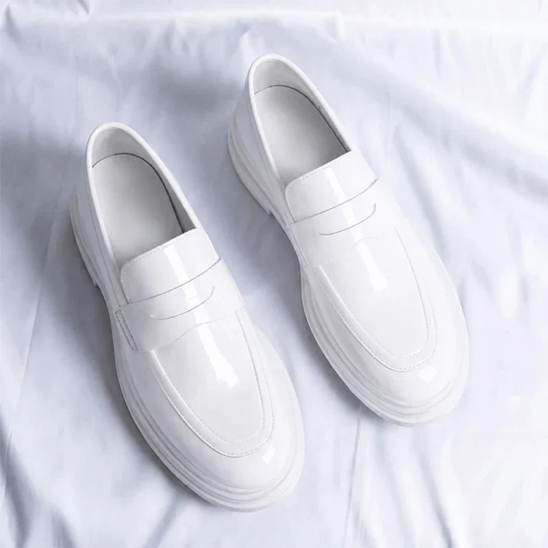 New Summer Slip on Flats Stylish Leather Men's Loafers Fashion Casual Shoes Man Light Antiskid Driving Shoes Handmade Moccasins
