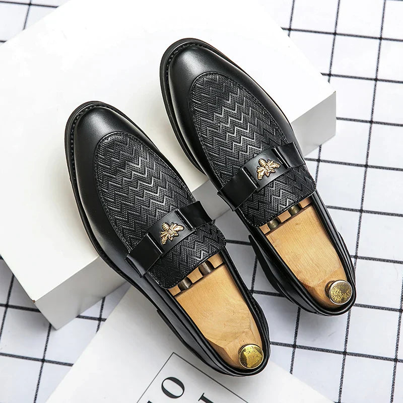 Fashion Size 6~13 Mens Dress Casual Leather Designer Wedding Mules Luxury Business Italian Slippers Loafers Oxford Shoes for Men