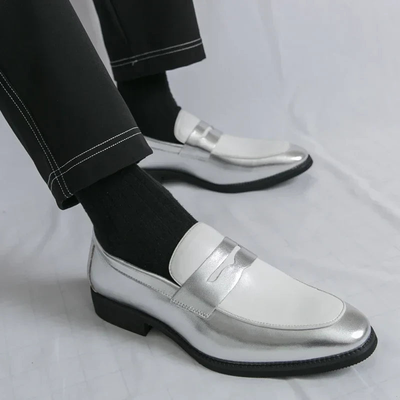 Men Shoes for Wedding Moccasins 2025 New Loafers for Men Breathable Man Slip on Flats Leisure Walk Driving Shoes Walking Shoes