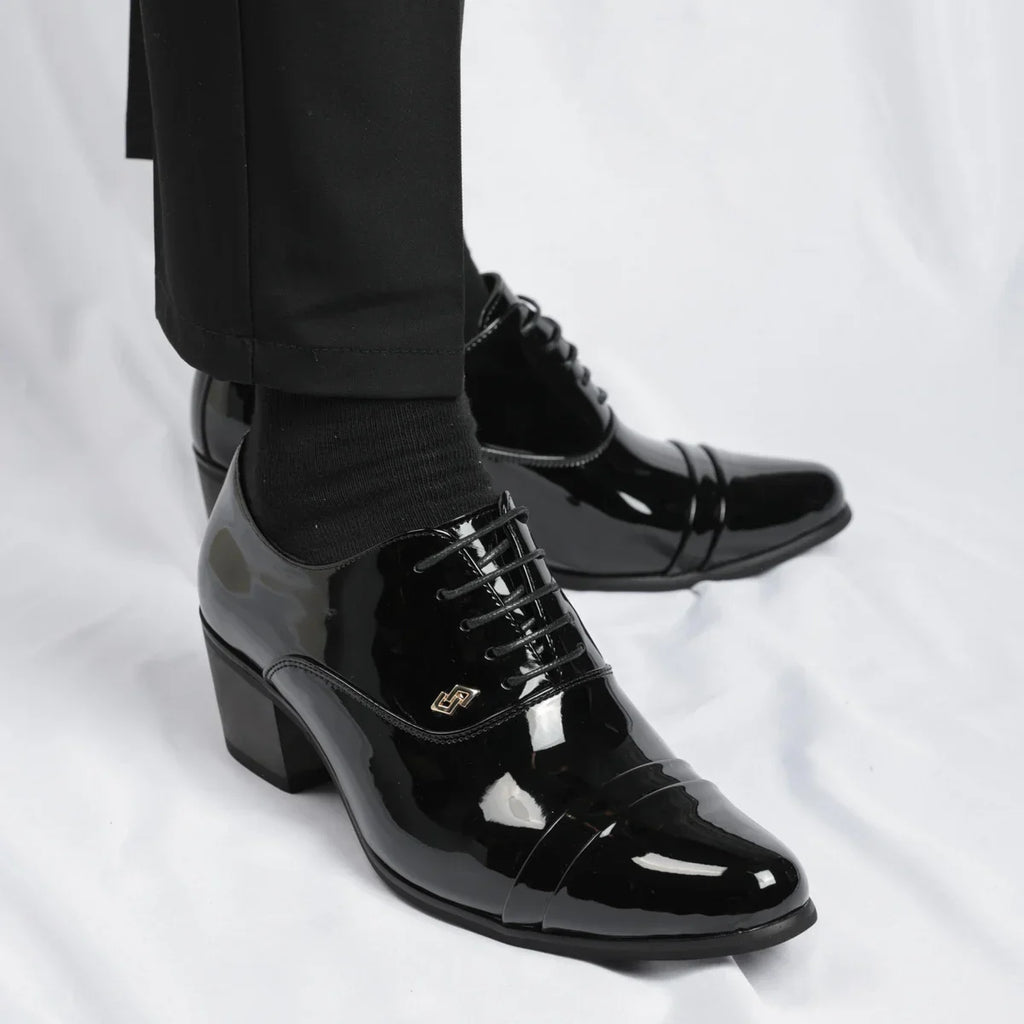 Trendy Men's Casual Black Brown Lace Up Oxford Cuban Shoes Gentleman Business Flats Dress Homecoming Footwear Zapatos Hombre