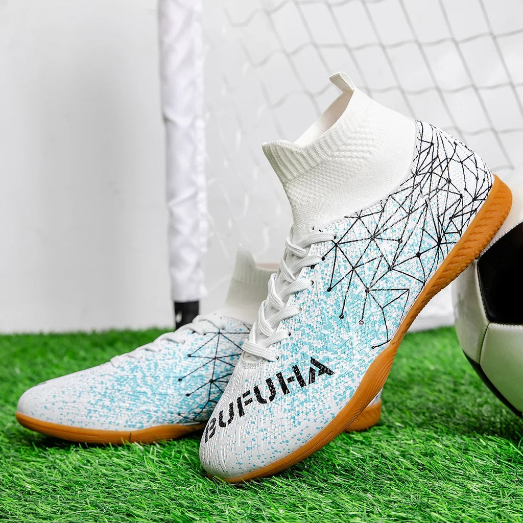 Men Soccer Shoes TF High-quality Breathable Unisex Football Boots Professional Sneakers Ultralight Match Hot Sale Women Match