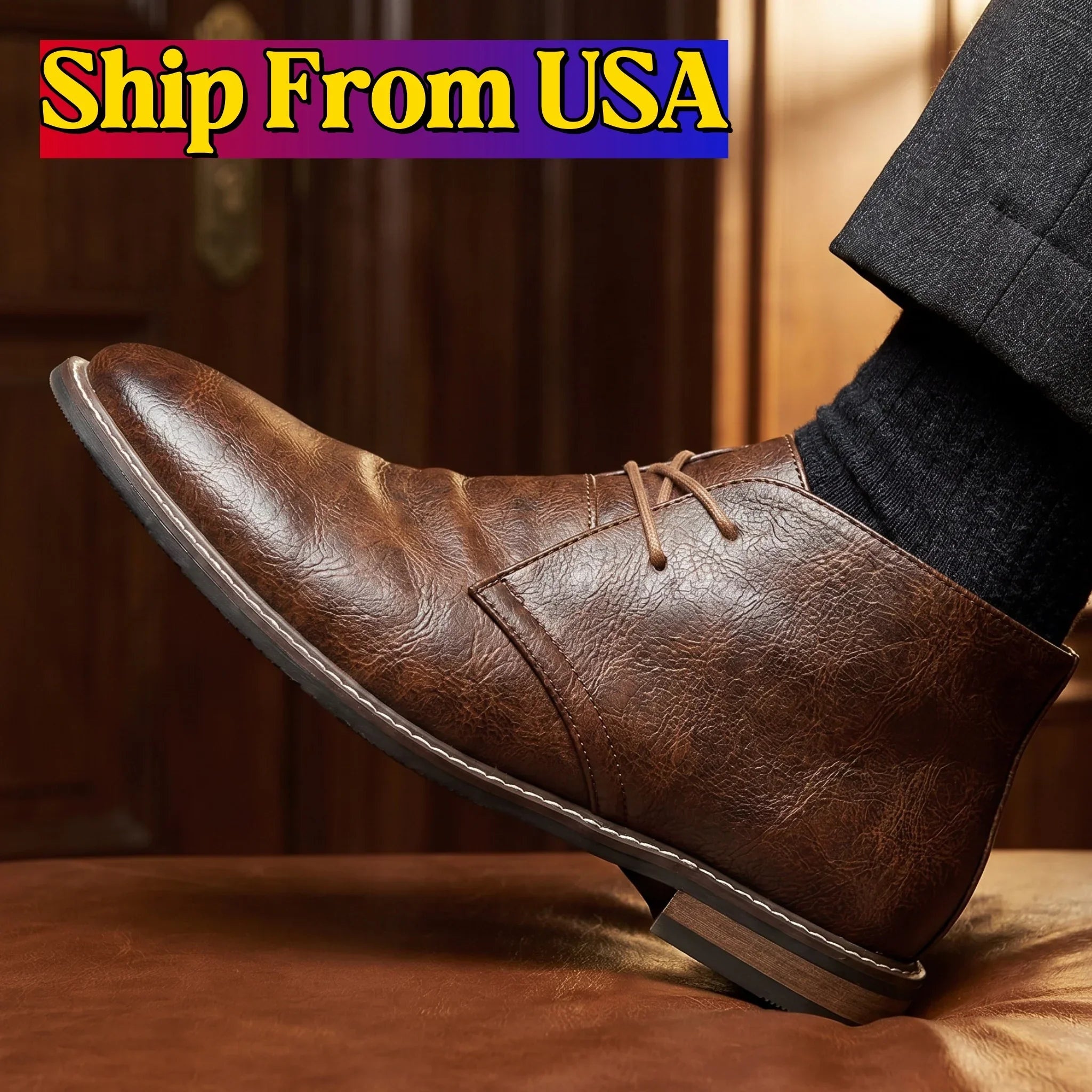 Classic Chukka Boots Men 2026 Brand Comfortable Fashion Retro Desert Boots