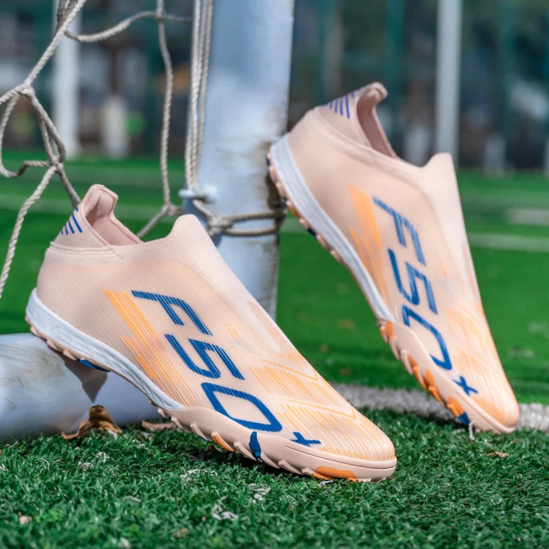 New Men Soccer Shoes Indoor Cleats Sport Futsal Training Match Grass Ultralight Sport Comfortable Adult Non-Slip Football Boots