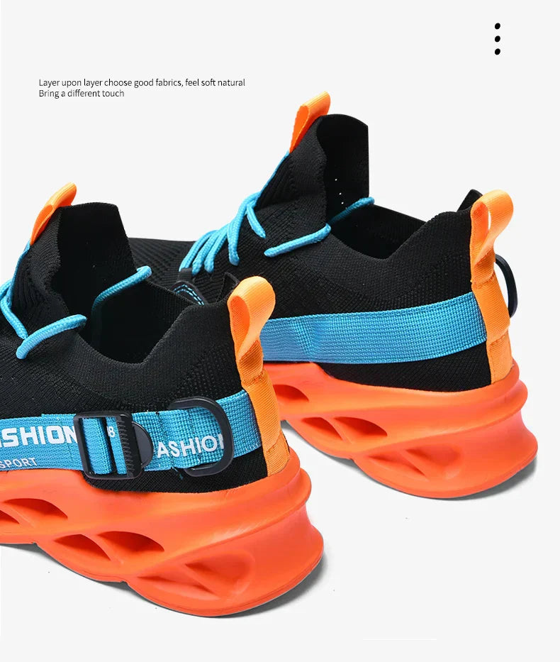 Sneakers Men Mesh Breathable Casual Men Shoes Unisex Light Soft Thick Sole Hole Couple Shoes Athletic Sneakers Women Shoes