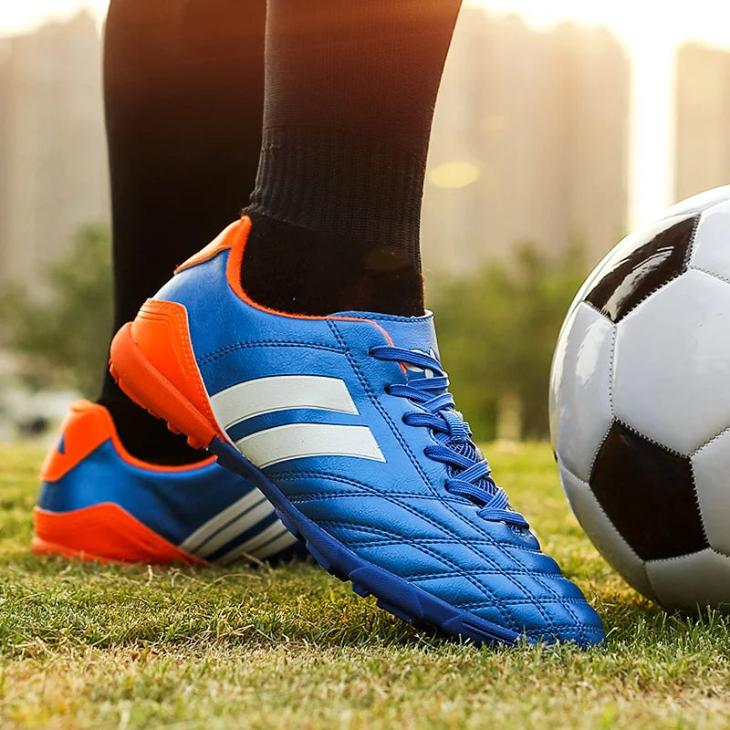 Professional Turf Soccer Shoes For Men Futsal Sneakers Outdoor Non-slip Children's Football Shoes Low-cut Men's Training Shoes
