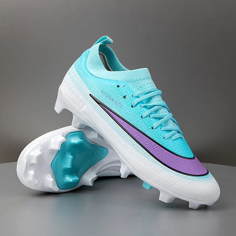 High Quality Mens Football Boots Boys Training Studded Fast Soccer Cleats Outdoor Non Slip Football Shoes for Man 36-45