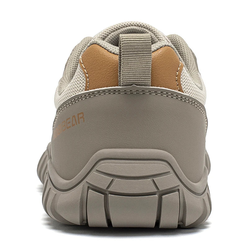 Minimalist Wide Toe Shoes Mens Womens Artificial Leather Running Sneakers Lace Up Lightweight Breathable Walking Shoes
