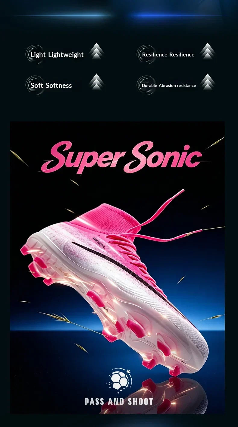 New Men Soccer Shoes Hot Sale Football Boots Women Professional TF/FG Sneakers Unisex High-quality Futsal Cleats Ultralight