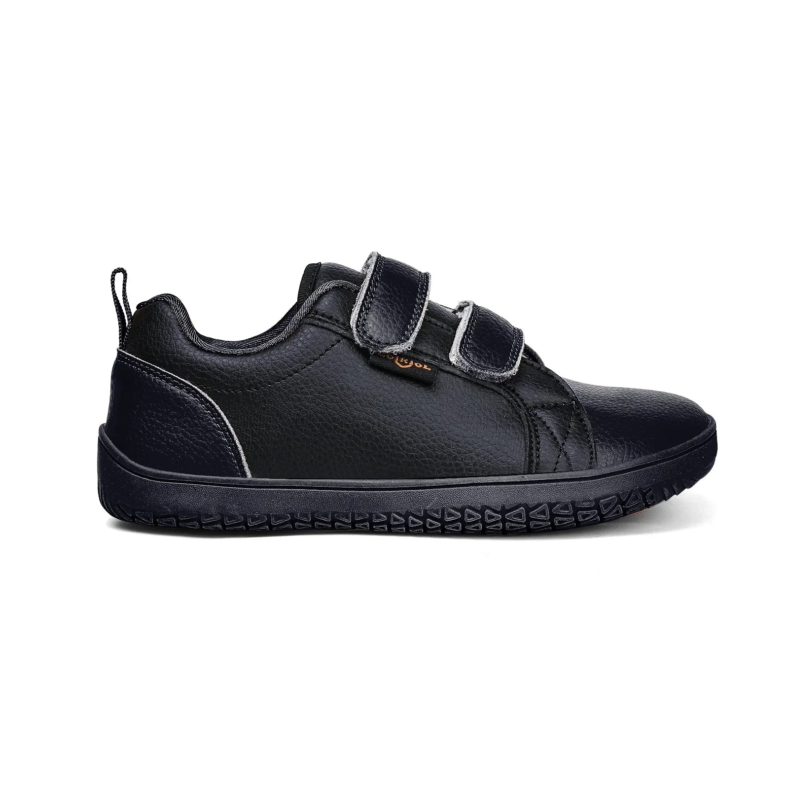 Kids Barefoot Shoes Boys Girls Wide Toe Minimalist Fashion Sneakers Lightweight Hook Loop Artificial Leather Walking Flats