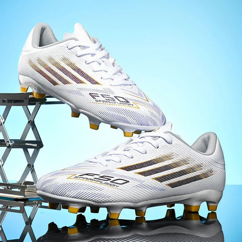 New Men Football Boots Professional Soccer Shoes Boys Sneakers Comfortable Match Ankle Non-Slip TF/FG Sports Shoes Unisex