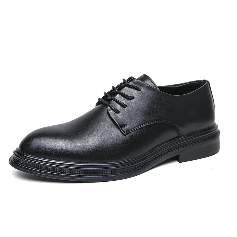 Fashion Men Brogue Oxford Shoes British Style Casual Shoes PU Leather Formal Dress Footwear Man Outdoor Sneakers Business Shoes