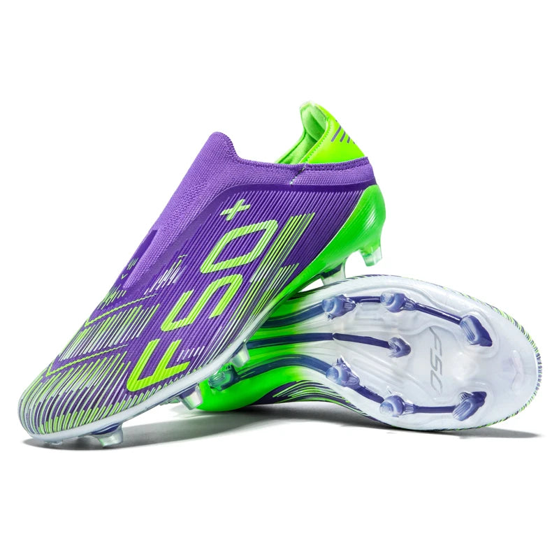 Mens Soccer Shoes Training Non-Slip Turf Soccer Cleats TF/FG Football Sneakers Chuteira Campo for Man 35-45