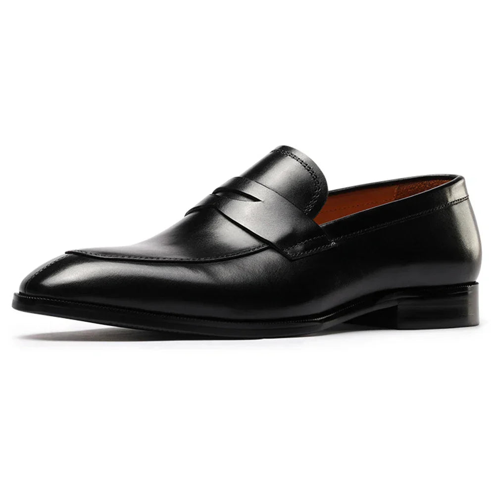 Men Loafer Casual Shoes Calf Leather Waterproofing Materials High Quality Wholesalers Online Formal Dress Slip-on Shoes