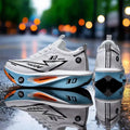 Fashion Men's Sneakers Summer Comfy Breathable Gym Sports Shoes Cushioned Support Running Shoes Tennis Cross Training Shoes