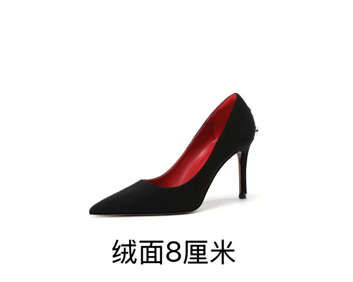 Designer Women Shoes Luxury Scepter Golden Sword High Heels 2026 Fashion Queen Pointed Head Stiletto High Heels Zapatos De Mujer