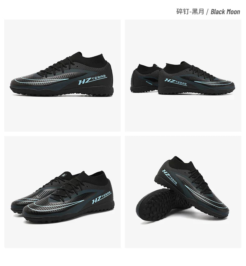 New Men Football Boots Training Breathable Cleats Adult Outdoor Non Slip Match Long Spikes Soccer Shoes Sport Boys Comfortable