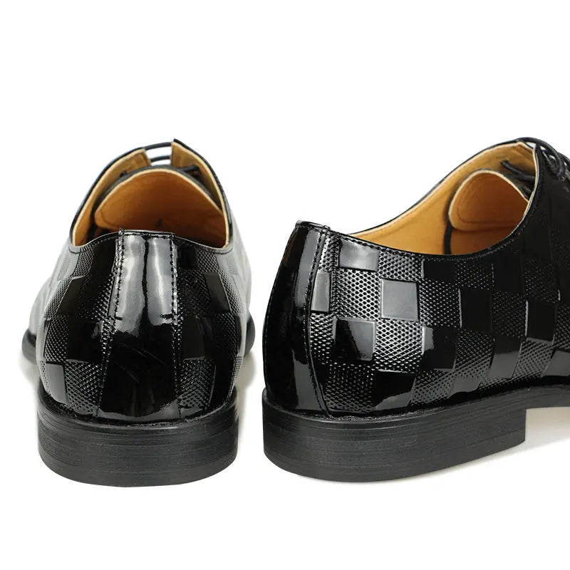 Fashion New High Quality Genuine Leather Shoes Men's Black Formal Dress Wedding Footwear Gentleman Style Loafers Handmade