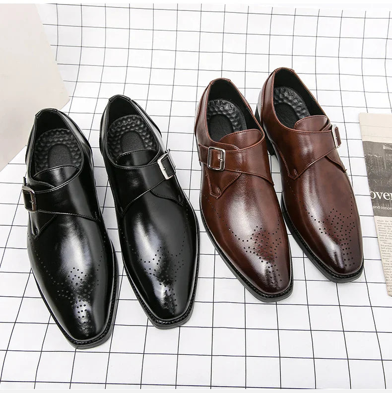 Leather Shoes For Man Loafers Casual Fashion Business Formal Shoes wedding Big Size Designer Shoes High Quality