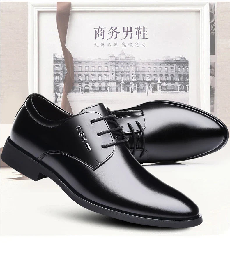 Men's New Business Leather Shoes Soft Soled Work Footwear Outdoor Non Slip Formal Shoes Fashion Casual Male Shoes Zapatos Homme