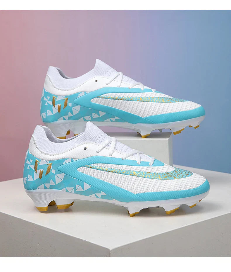 New Kid Match Boys Football Boots Sports Shoes Match Soccer Shoes Outdoor Sneakers Professional Non-Slip Comfortable Unisex