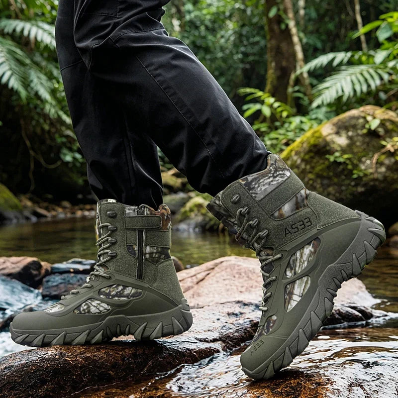Men Tactical Boot Outdoor Ultrallight Safety Ankle Breathable Male Army Boots Lace Up High Quality Rapid Response Desert Boot