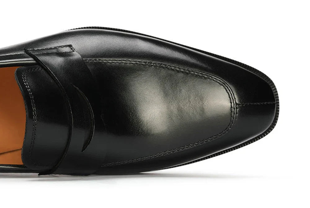 Men Loafer Casual Shoes Calf Leather Waterproofing Materials High Quality Wholesalers Online Formal Dress Slip-on Shoes