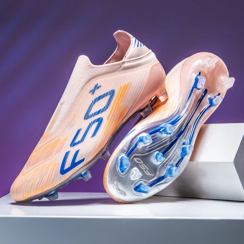 Mens Soccer Shoes Training Non-Slip Turf Soccer Cleats TF/FG Football Sneakers Chuteira Campo for Man 35-45