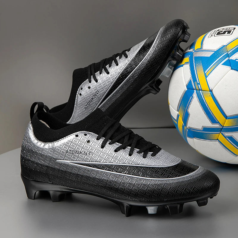 High Quality Mens Football Boots Boys Training Studded Fast Soccer Cleats Outdoor Non Slip Football Shoes for Man 36-45
