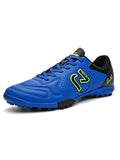 Outdoor TF Turf Soccer Boots Comfort PU Fabric Upper Rubber High Grip Sole Reliable Quality Kids Teenager Sports Shoes