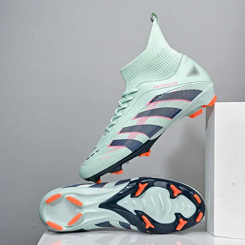 New Men Match Professional Football Boots Non-Slip TF/FG Soccer Shoes Boys Sneakers Comfortable Ankle Sports Shoes Unisex