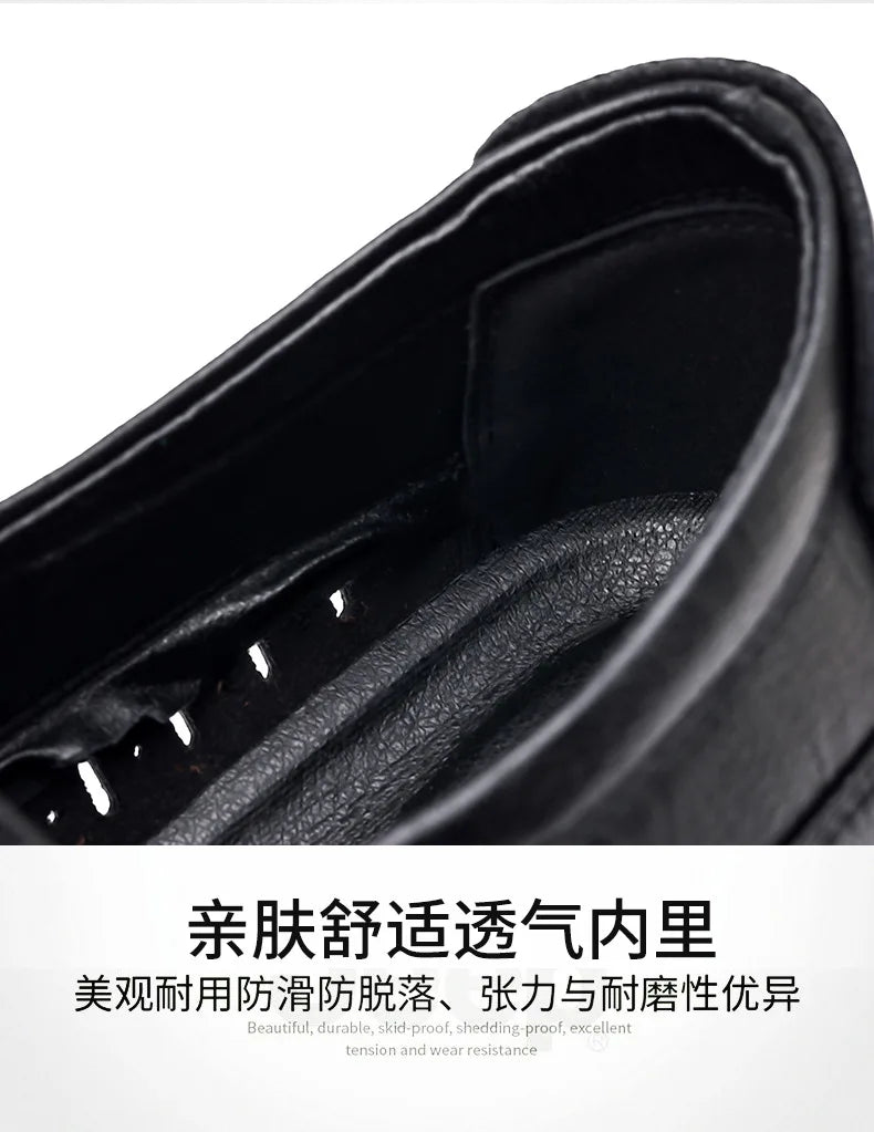 Summer New Designer Hallow Leather Shoes Man Breathable Soft Sole Business Casual Shoes Male Fashion Loafers Shoes for Man