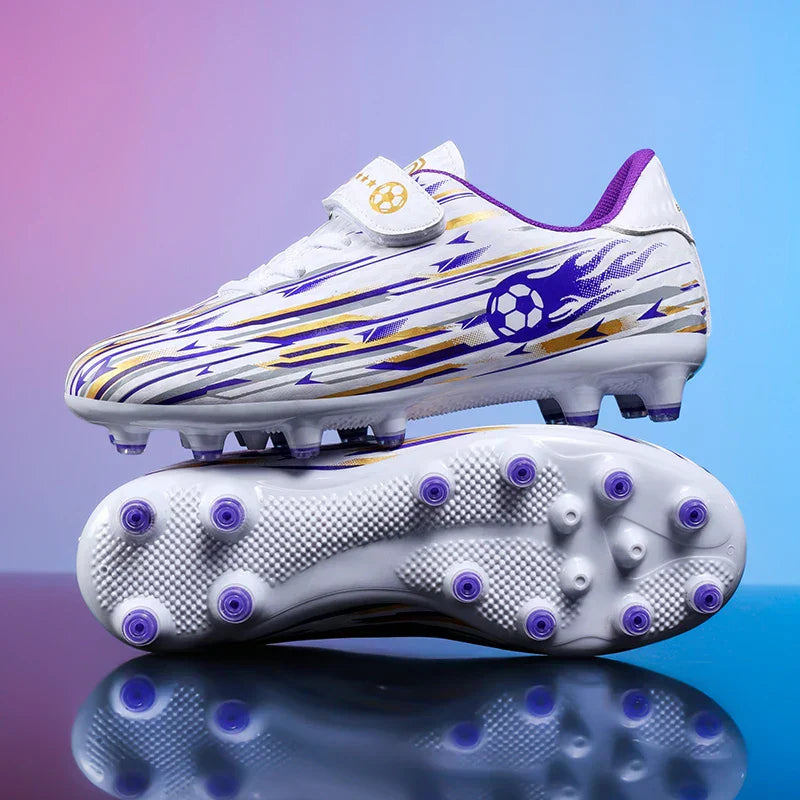 New Kids Professional Soccer Shoes Cleats TF Indoor Men Football Field Boots Original Football Society Shoes Grass Training Fast