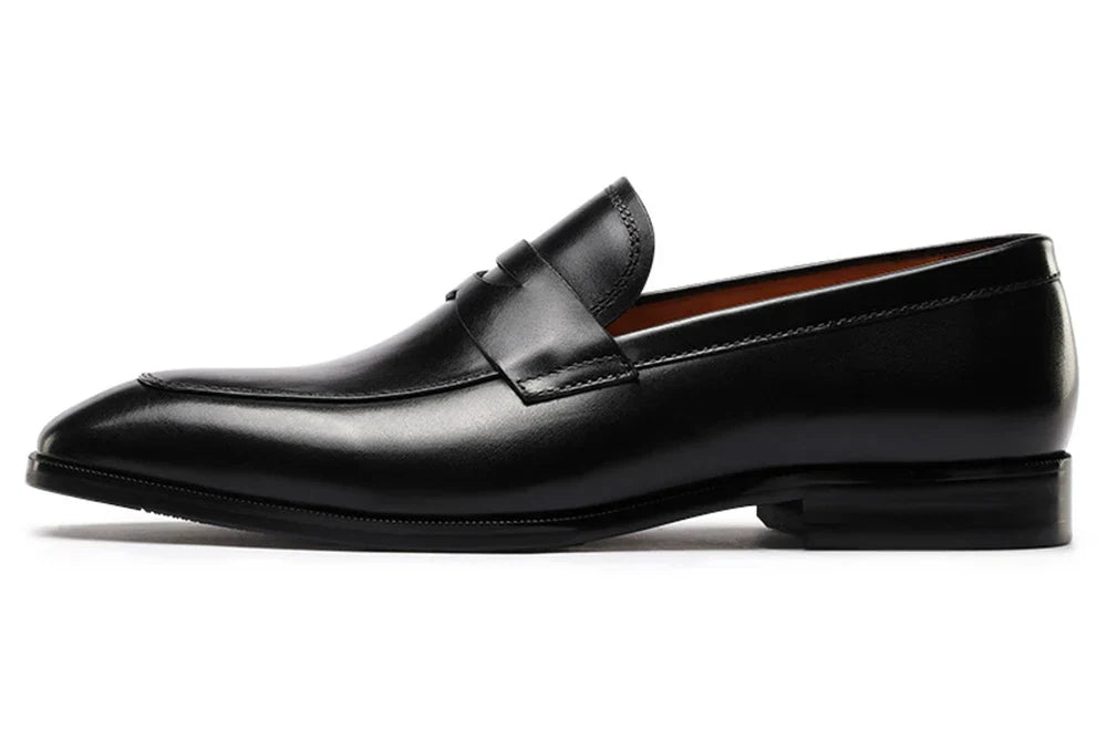 Men Loafer Casual Shoes Calf Leather Waterproofing Materials High Quality Wholesalers Online Formal Dress Slip-on Shoes