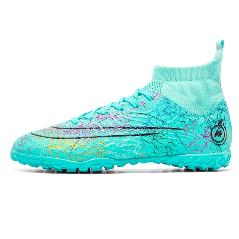 FG/TF Soccer Shoes Man Outdoor Training Football Boots Woman Sneakers Ultralight Non-Slip Sport Turf Soccer Cleats  Large Size
