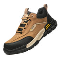 New Fashion 2025 Genuine Leather Insulation 10KV Work Safety Shoes Indestructible Multifunctional Sneakers Waterproof Male Boots