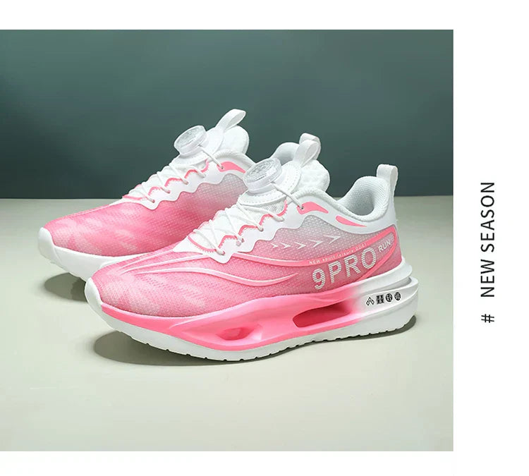 New Cushioning Running Shoes for Childrens Lightweight Sport Shoes Breathable Casual Sneakers Non-Slip Outdoor Boy Girl Training