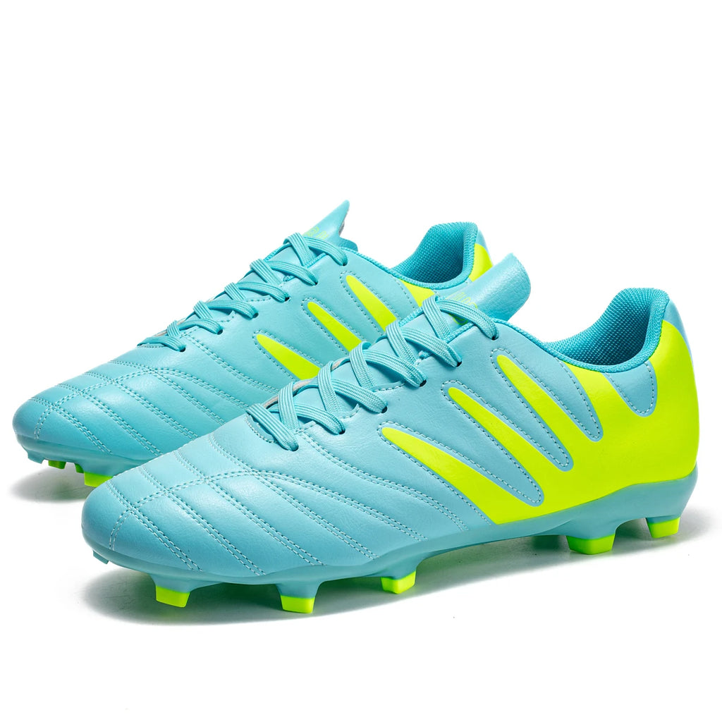 Classic Design AG FG football shoes Mixed PU Fabric Material TPU Anti-slip Sole Wearproof for Men Women Daily Training