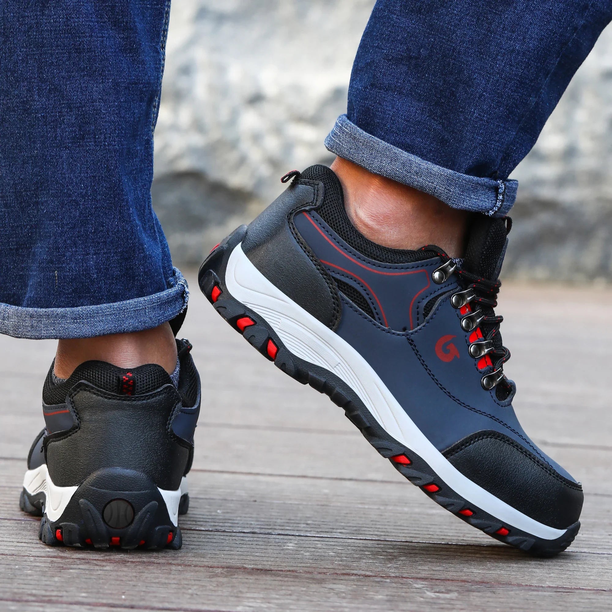 Steel Toe Cap Shoes For Men Safety Shoes Puncture-Proof  Work Safety Boots Protective Work Shoes Male Footwear Security Sneakers