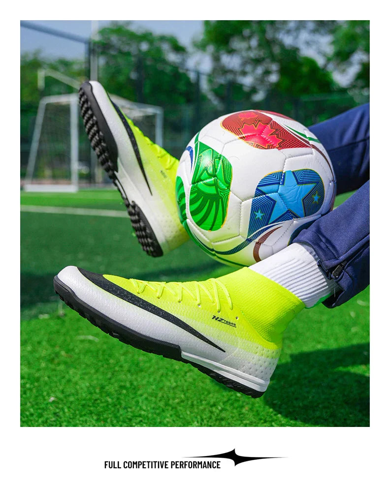 New Men Soccer Shoes Hot Sale Football Boots Women Professional TF/FG Sneakers Unisex High-quality Futsal Cleats Ultralight