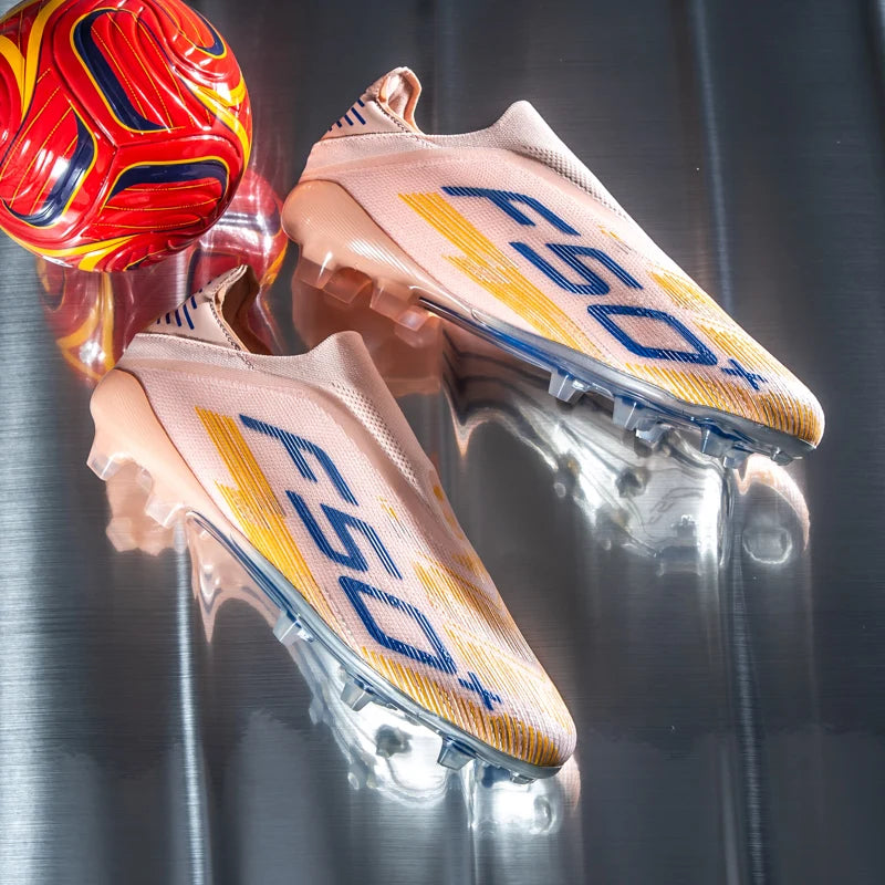 New Men's Football Boots Comfortable Adult Futsal Ultralight Turf Soccer Shoes Grass Sport Indoor Non-Slip Cleats Professional