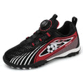 Children's Rotating Buckle Sneaker Students Competition Training Football Shoes Fashionable Lightweight Anti slip Footwear