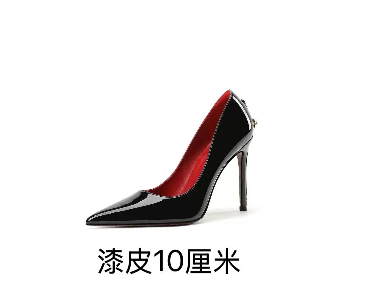 Designer Women Shoes Luxury Scepter Golden Sword High Heels 2026 Fashion Queen Pointed Head Stiletto High Heels Zapatos De Mujer