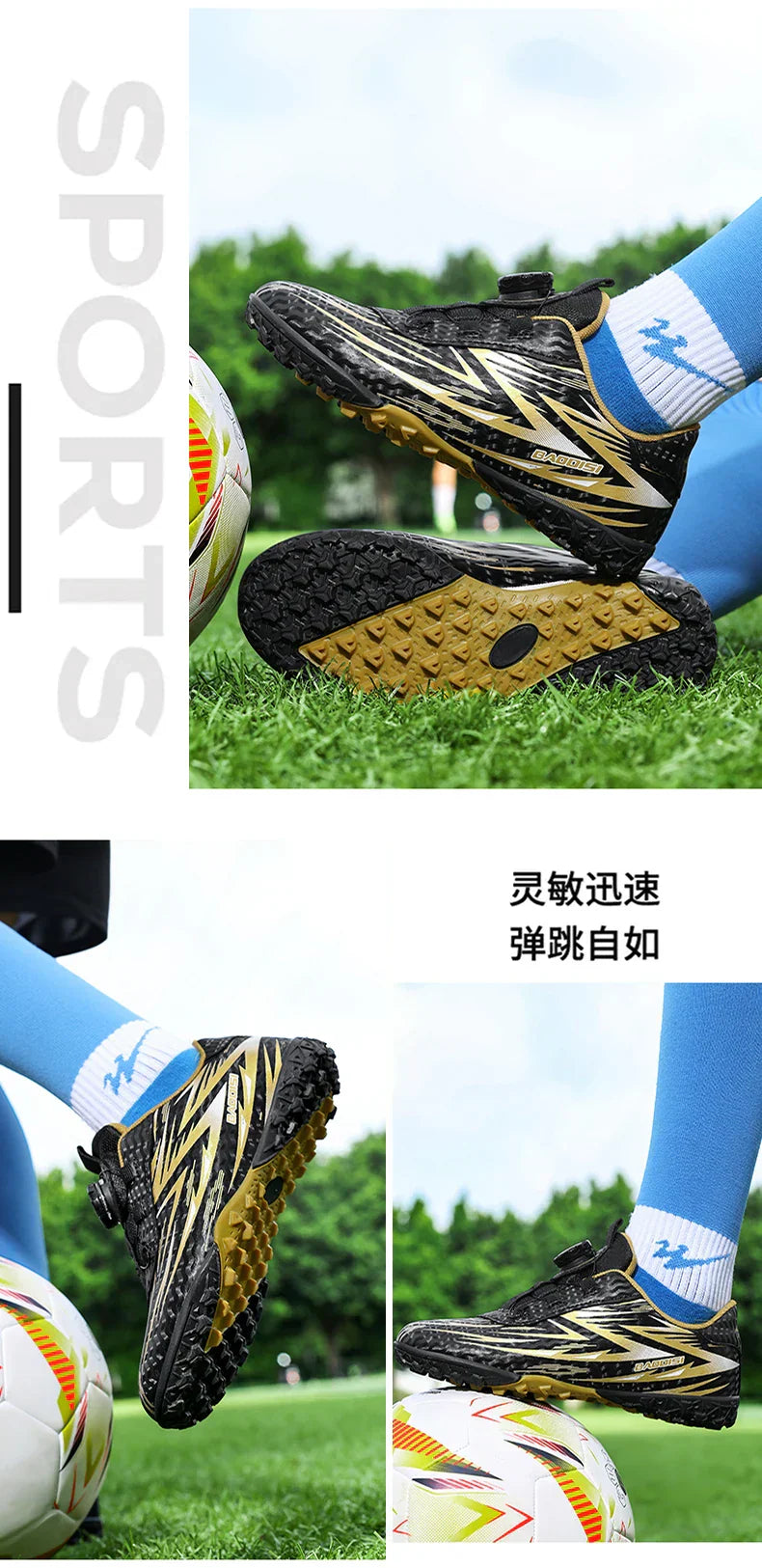 Kids Soccer Shoes FG/TF Football Boots Professional Cleats Grass Training Sport Footwear Boys Outdoor Futsal Soocer Boots 28-39