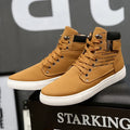 Men's Boots  New Korean Version Men's Shoes High Top Skateboard Shoes Retro Platform Casual Lace Up Men Fashion Boots 2025