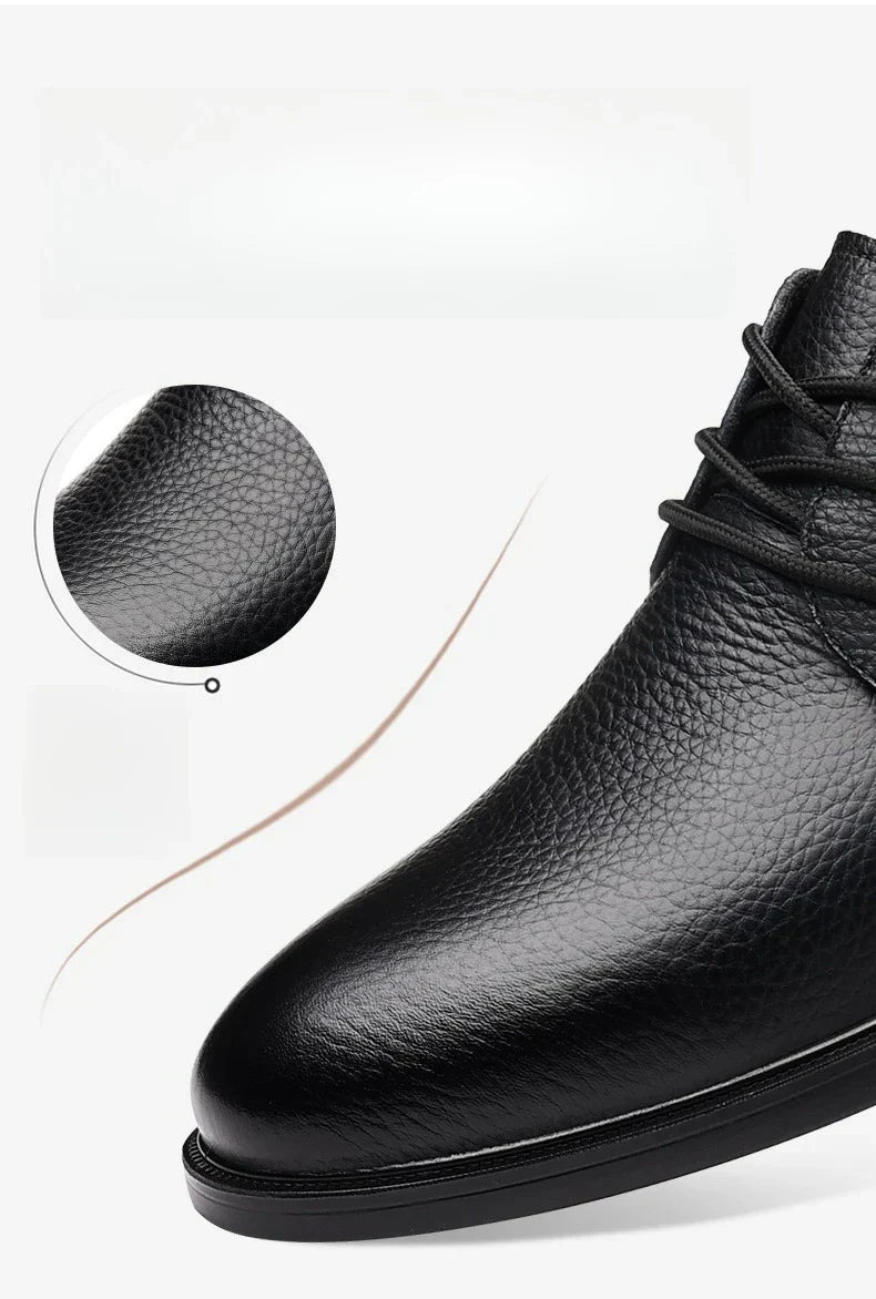 Men Formal Leather Shoes Black Pointed Toe Men Loafers Party Office Business Casual Shoes for Men Oxford Shoes Mens Dress Shoe