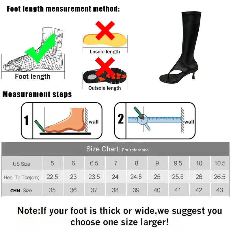 Ladies Heeled Pumps Sandals New In Knee High Boots Fashion Zippers Female Footwear Open Toe Women Heels Shoes Flip Flops