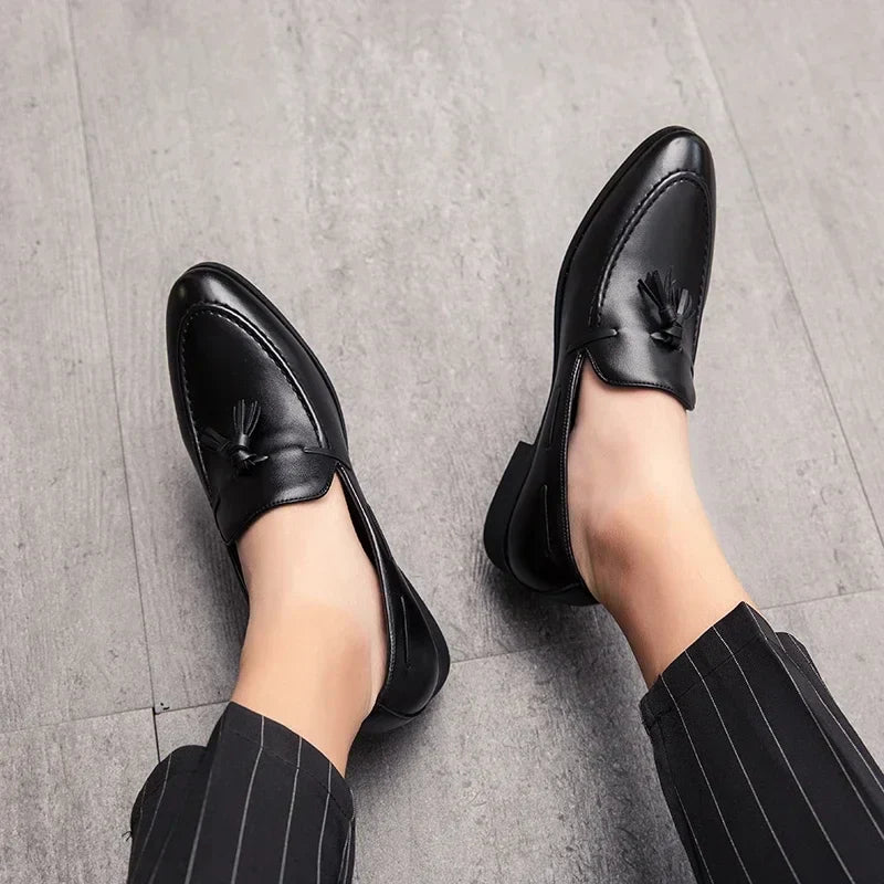Men's Tassel Loafers Dress Shoes Business Leisure Driving Shoes Summer Outdoor Classic Fashion Famous Brand Luxury
