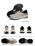 Hiking Shoes Men Outdoor Waterproof Camping Resistant Non Slip Sneakers Male Casual Lightweight Lace-Up Walking Shoes